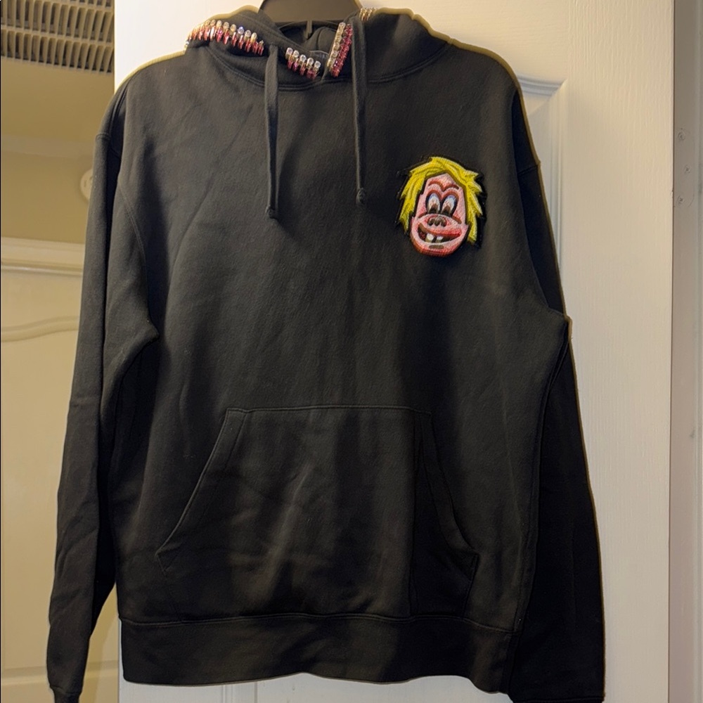 Ashley Williams Black Graphic Hoodie